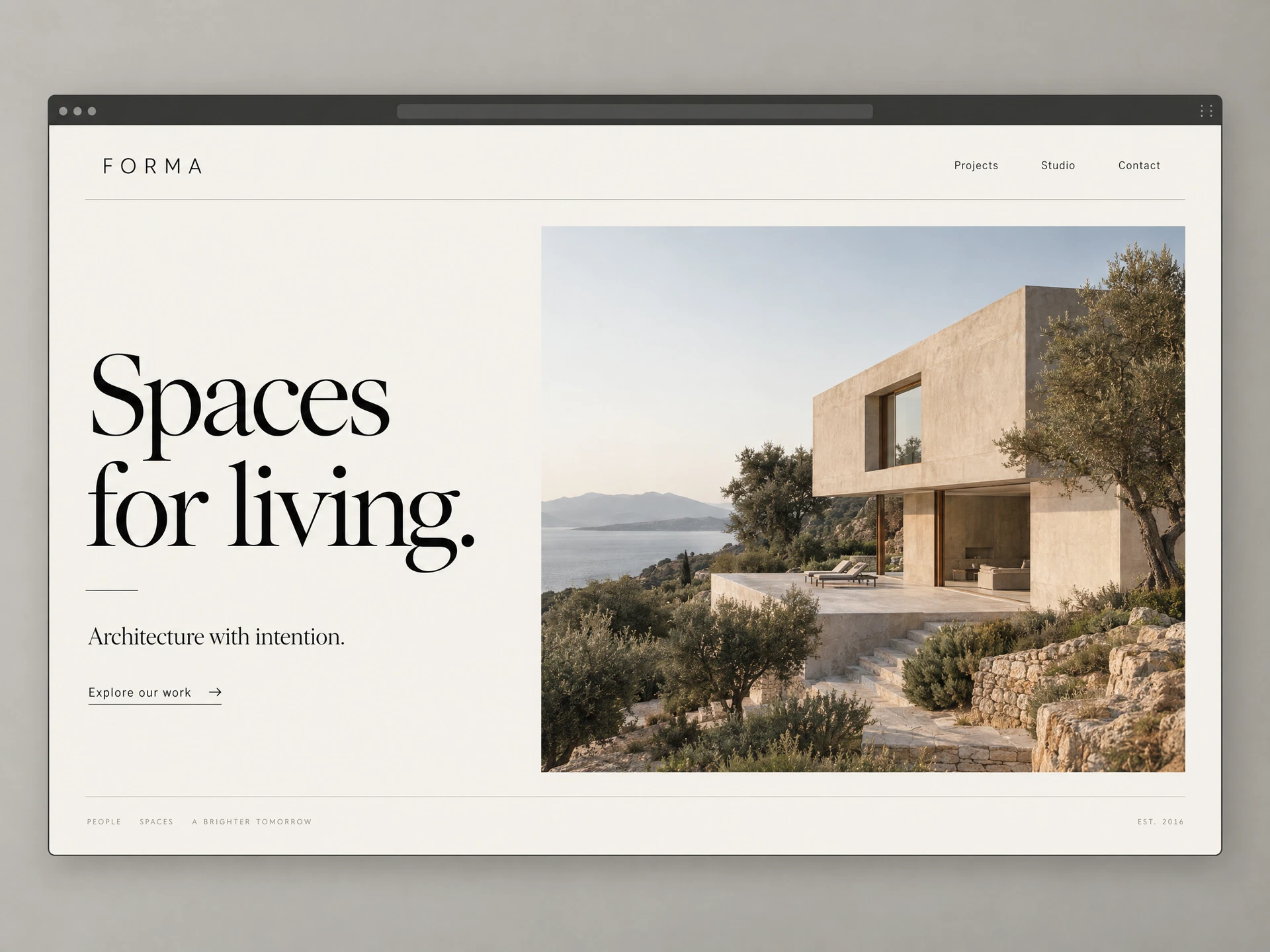 Business websites & creative portfolios visual design direction